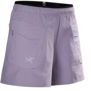 arc’teryx gamma utility 5” shorts size 8 lavender / purple